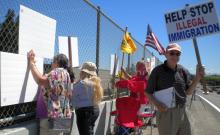 Jim Ludwick - Oregonians for Immigration Reform joins the protest