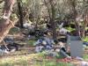 Garbage left behind by illegal aliens